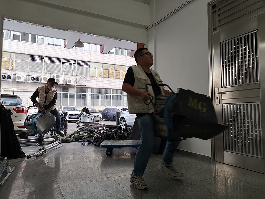 黑眼睛廣告為泰樂(lè)康科技拍攝產(chǎn)品短視頻現(xiàn)場(chǎng)