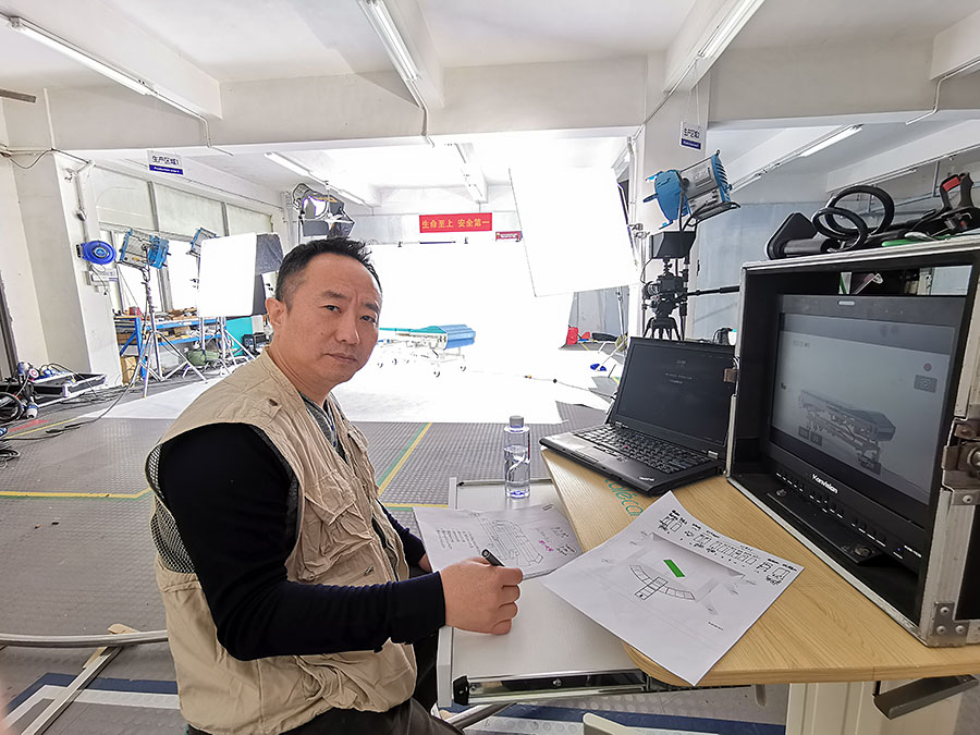 黑眼睛廣告為泰樂(lè)康科技拍攝產(chǎn)品短視頻現(xiàn)場(chǎng)